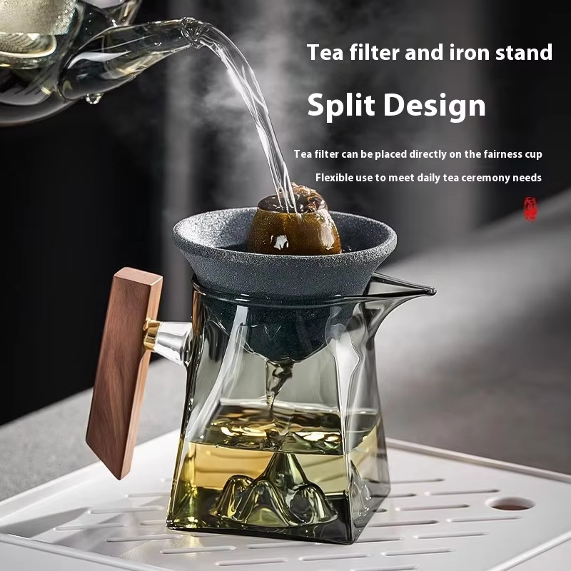 Saringan Teh, Aksesoris Set Teh, Tanpa Lubang, Saringan Cangkir Kreatif, Pembuat Teh, Saringan Jarin