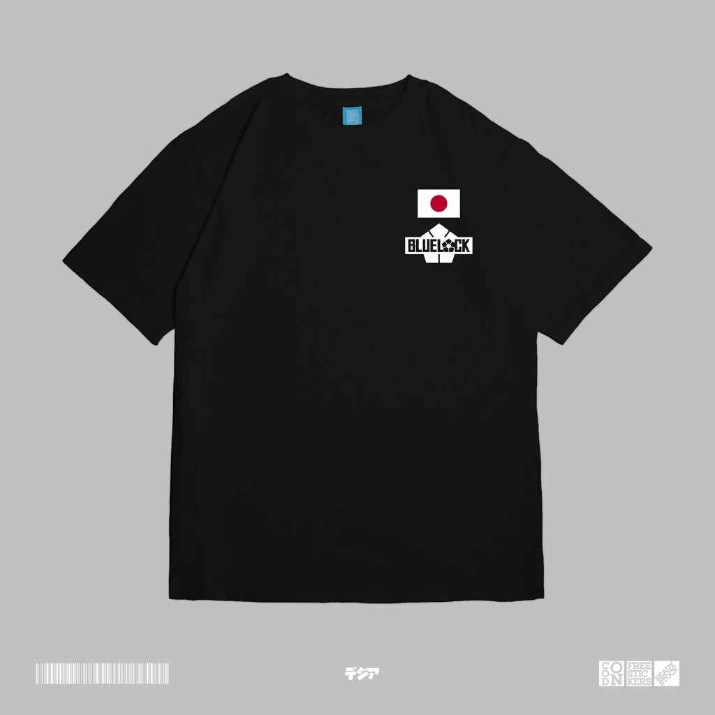 Anime Merch Blue Lock Jersey Japan Football Union JFU JFA Kaos Anime Manga Baju Jepang DJA Cloth