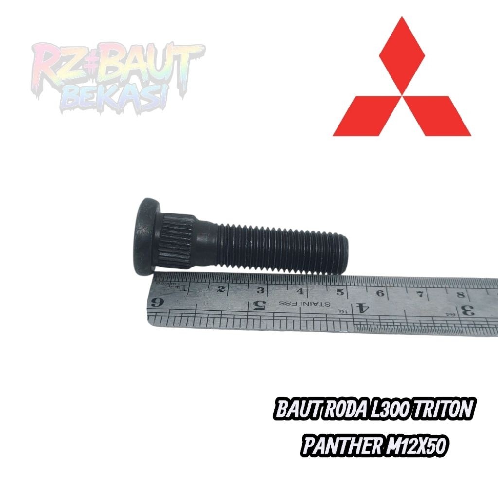 BAUT RODA MOBIL L300 L200 KUDA STRADA TRITON PANTHER BAUT 17 PANJANG 5CM ORIGINAL BAJA Cod