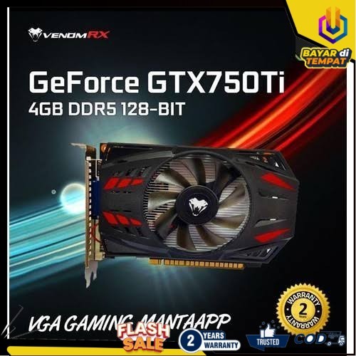 VGA VENOMRX GTX 750 TI 4GB DDR5 128bit - VenomRX Geforce GTX 750 Ti | UT COMP - Utama Computer