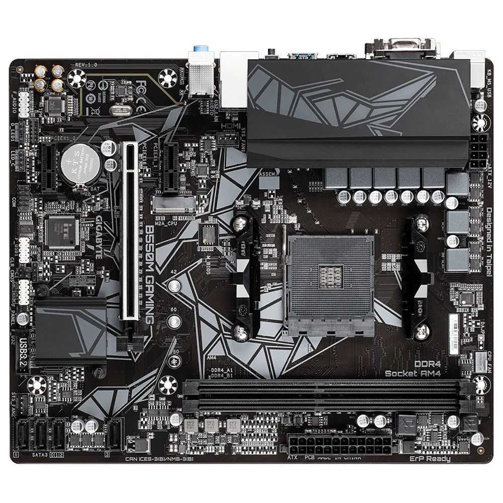 GIGABYTE B550M GAMING AMD B550 AM4 DDR4 Micro ATX Motherboard