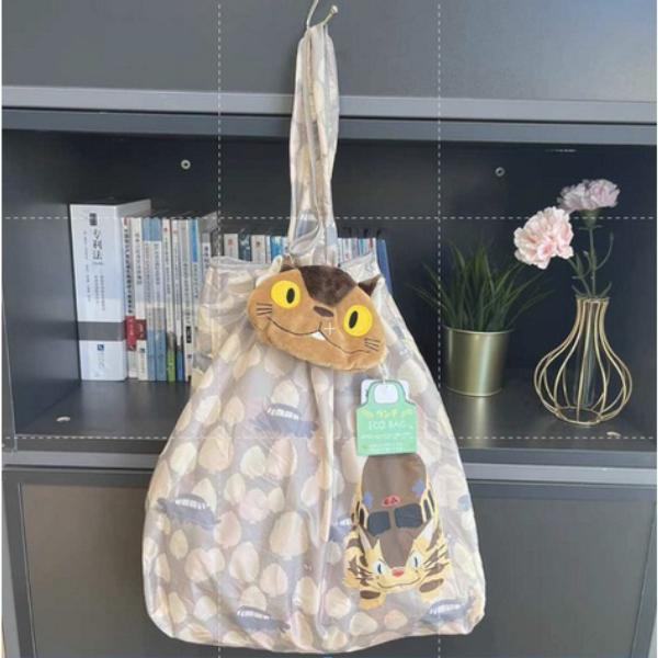 PROMO Totoro Tas Belanja Lipat Jadi Boneka Lucu Model Totoro Catbus Susuwatari No Face Jiji Size 39x