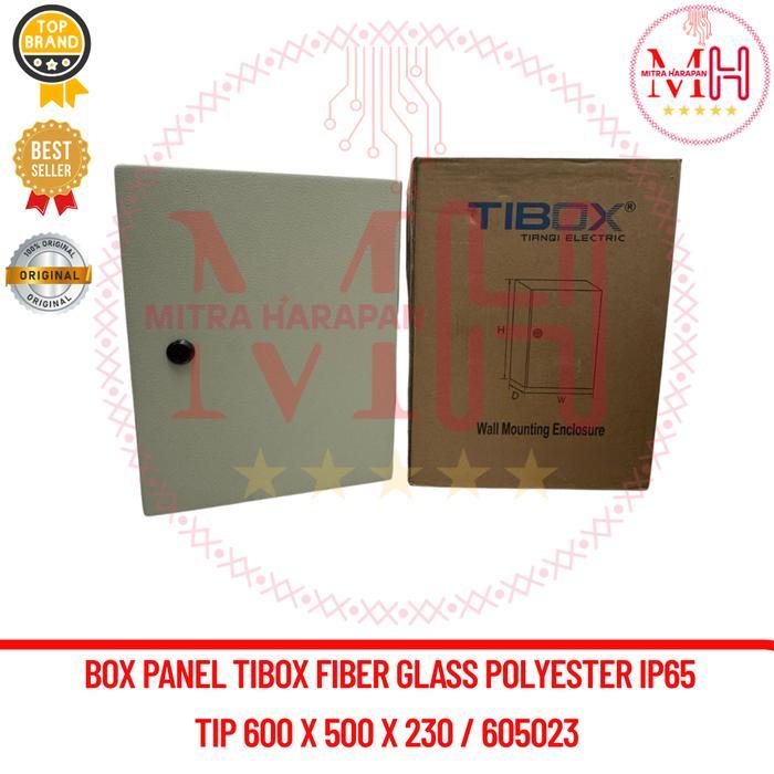 BOX PANEL 600X500X230  / 605023 TIBOX POLYESTER GLASS FIBER IP 65 TIP BOX PANEL LISTRIK