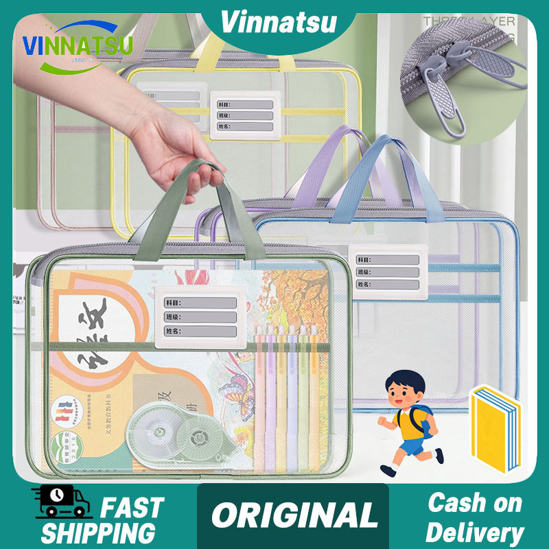 Vinnatsu Tas Dokumen Akun Klasifikasi Berbentuk L Document Bag Transparan 3 Lapis Tas Klasifikasi Bu