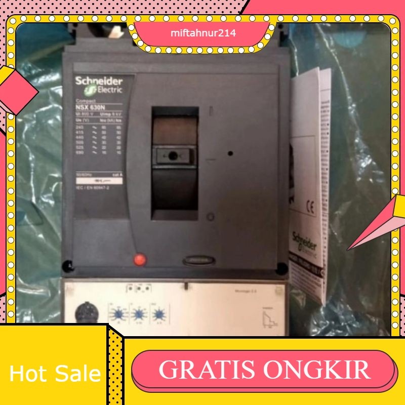 MCCB SCHNEIDER NSX630N 3P 630A