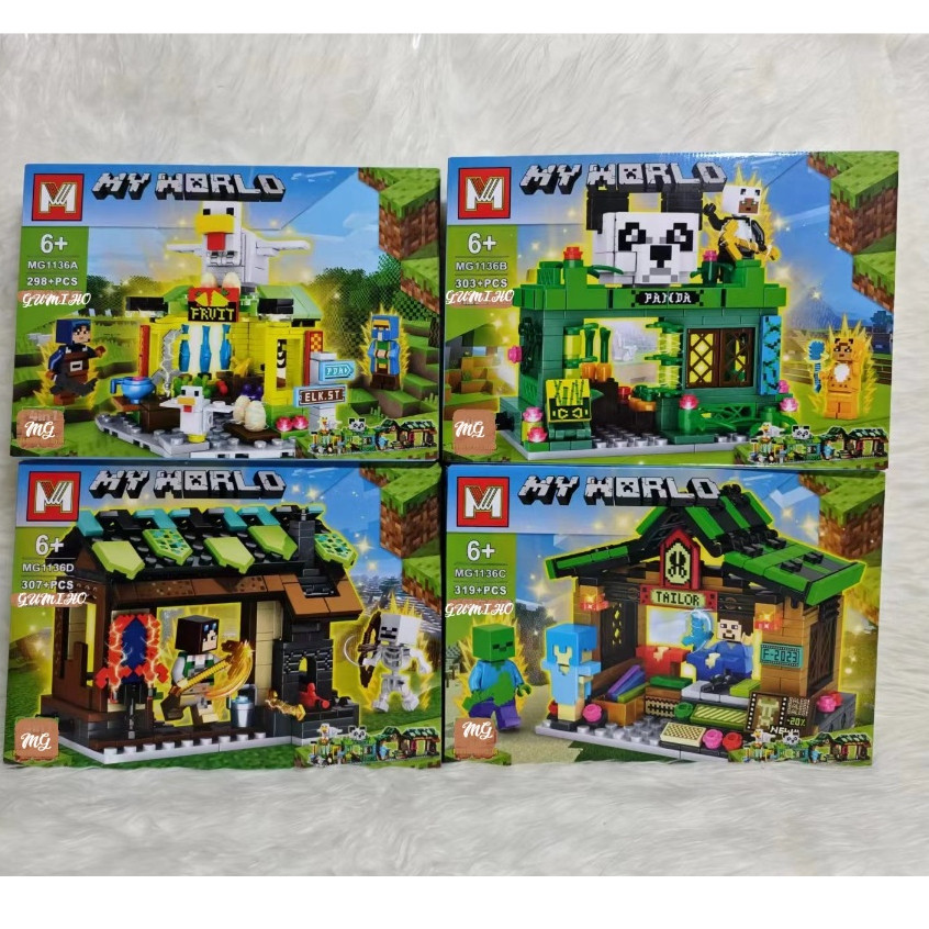 Bricks Block  minecrafts my world mainan anak toys