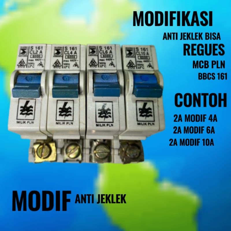 READY - MCB PLN BBC S161 ANTI JEKLEK 2A RASA 4A