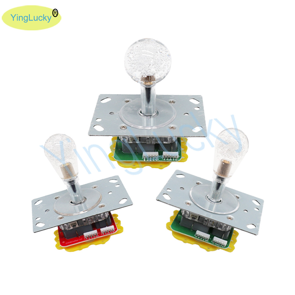 12V LED Arcade Joystick Colorful Glow Joystick For the claw crane machine  Doll machine basketball M