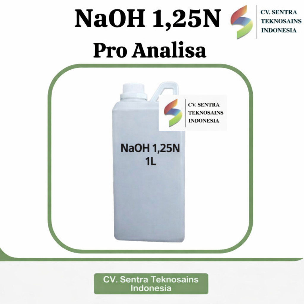 NaOH 1,25N 1L – Pro Analisa