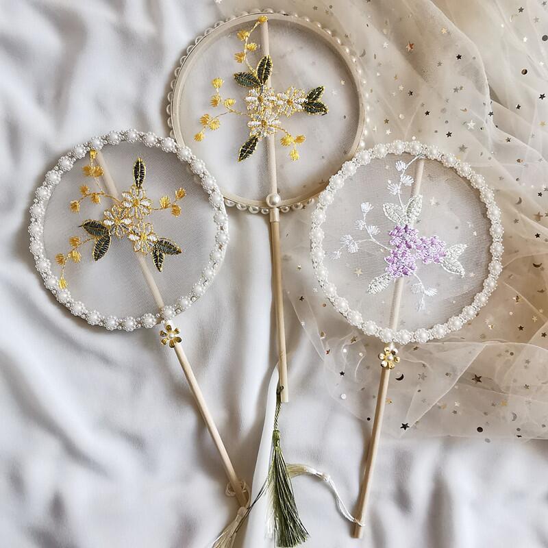 Kipas Bulat Anak untuk Foto Kipas Tradisional Cina