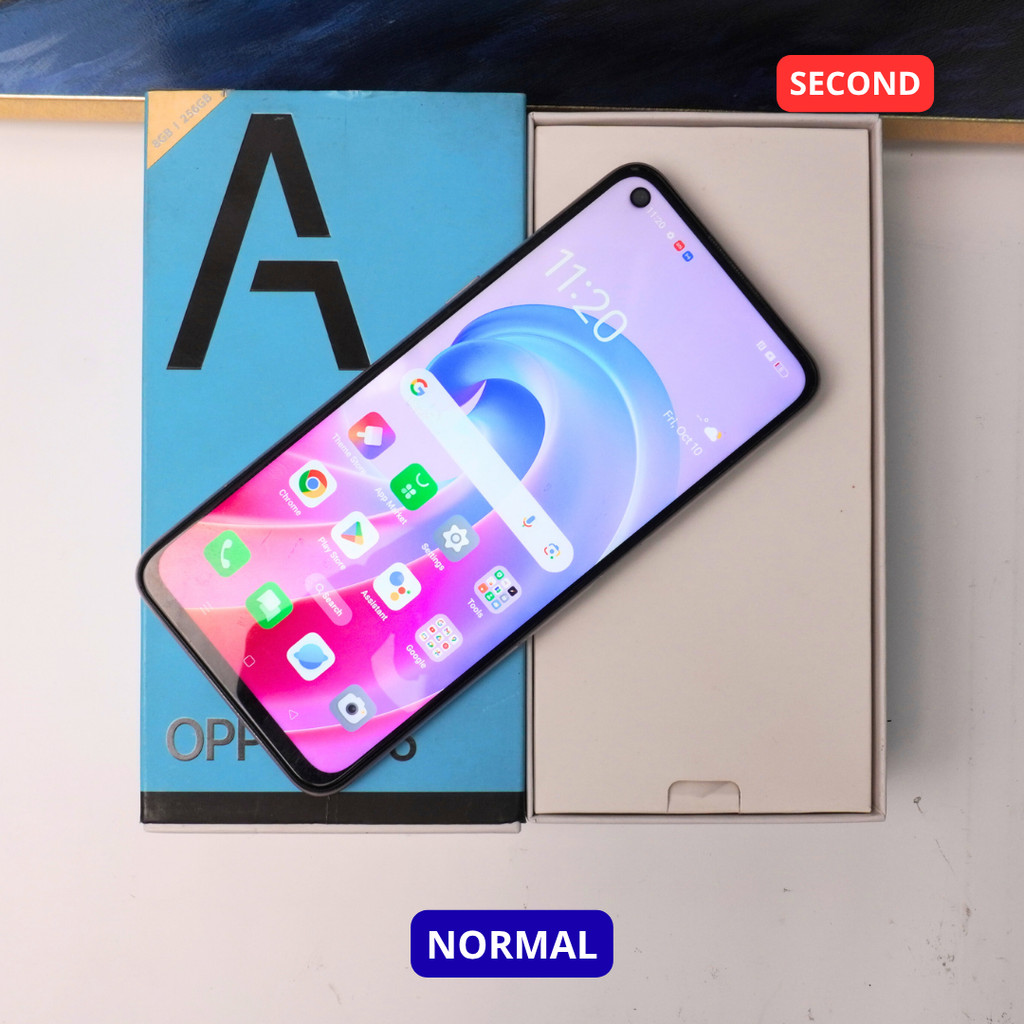 OPPO A96 8/256 GB HP SECOND ORIGINAL SINAR MUTIARA CELL