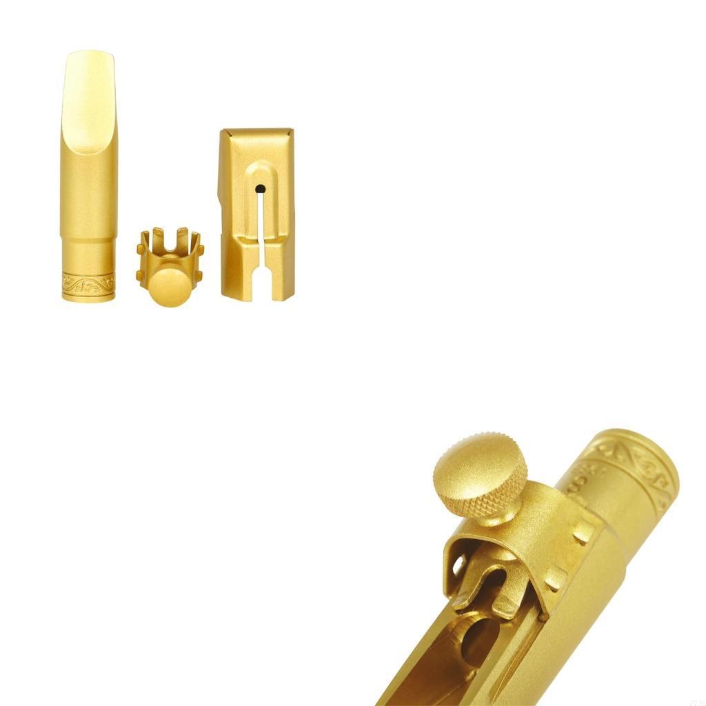 Sax Metal Mouthpiece for Saxophone Golden Soprano Saxophone Mouthpiece Professional Saxophone Mouthp