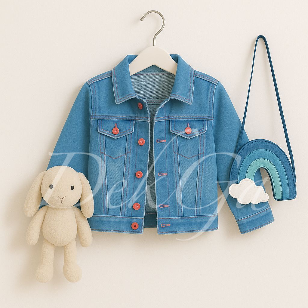 Haibara - Jaket jeans anak jaket anak perempuan jeans tebal kwalitas premuim 2-9tahun