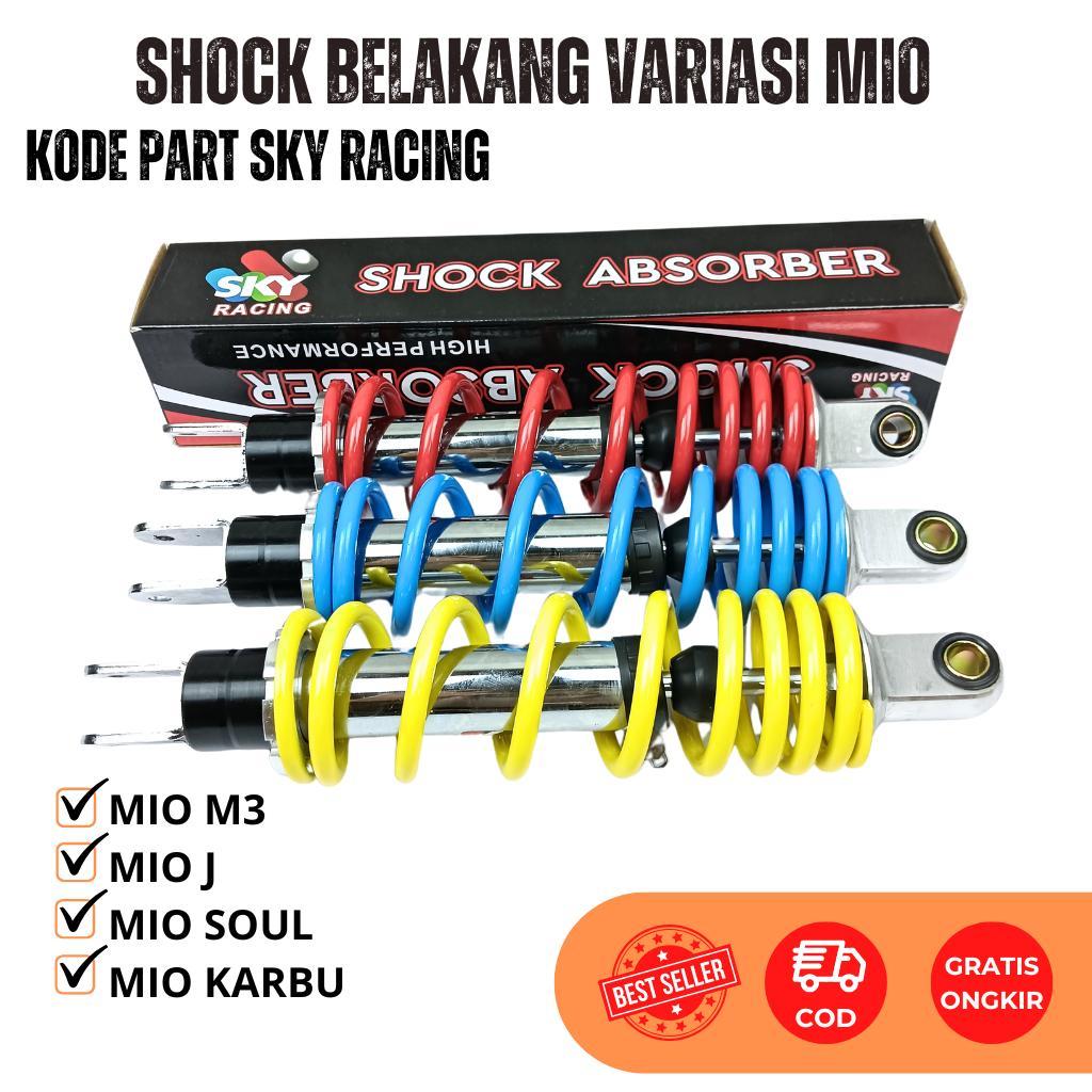 ShockBreaker Shock Belakang Variasi Yamaha Mio M3 Mio Soul Mio Karbu Kode SKY Racing Motorcycle