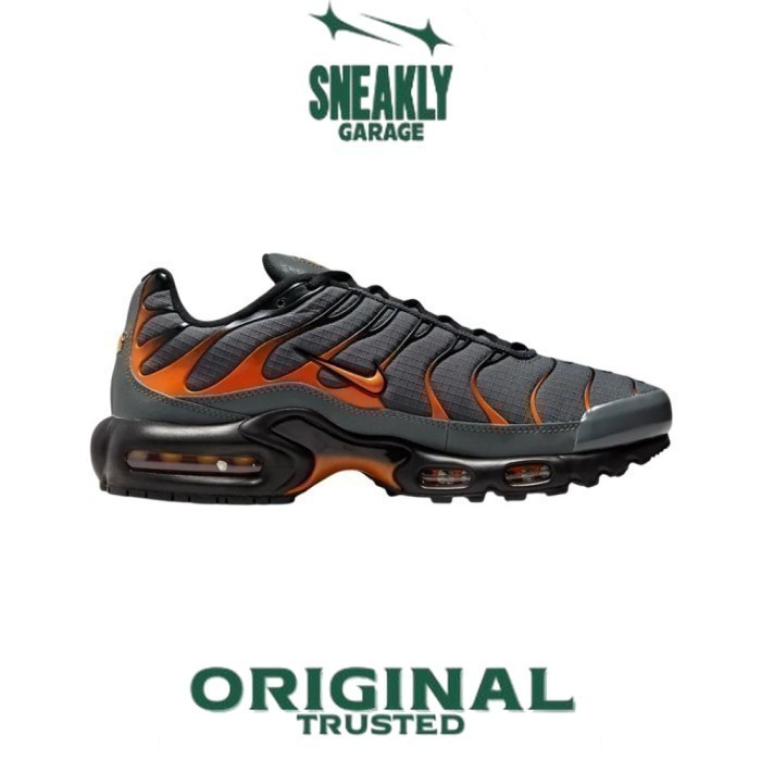 Sepatu Nike Air Max Plus Tn Grey Orange  Sneakers Unisex