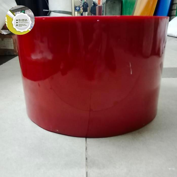 pvc strip curtain / plastik pvc curtain merah