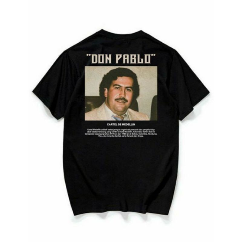 Kaos Pablo Escobar / Kaos Distro / Pablo escobar cartel medelin tee - Tshirt Pablo Escobar - Vintage