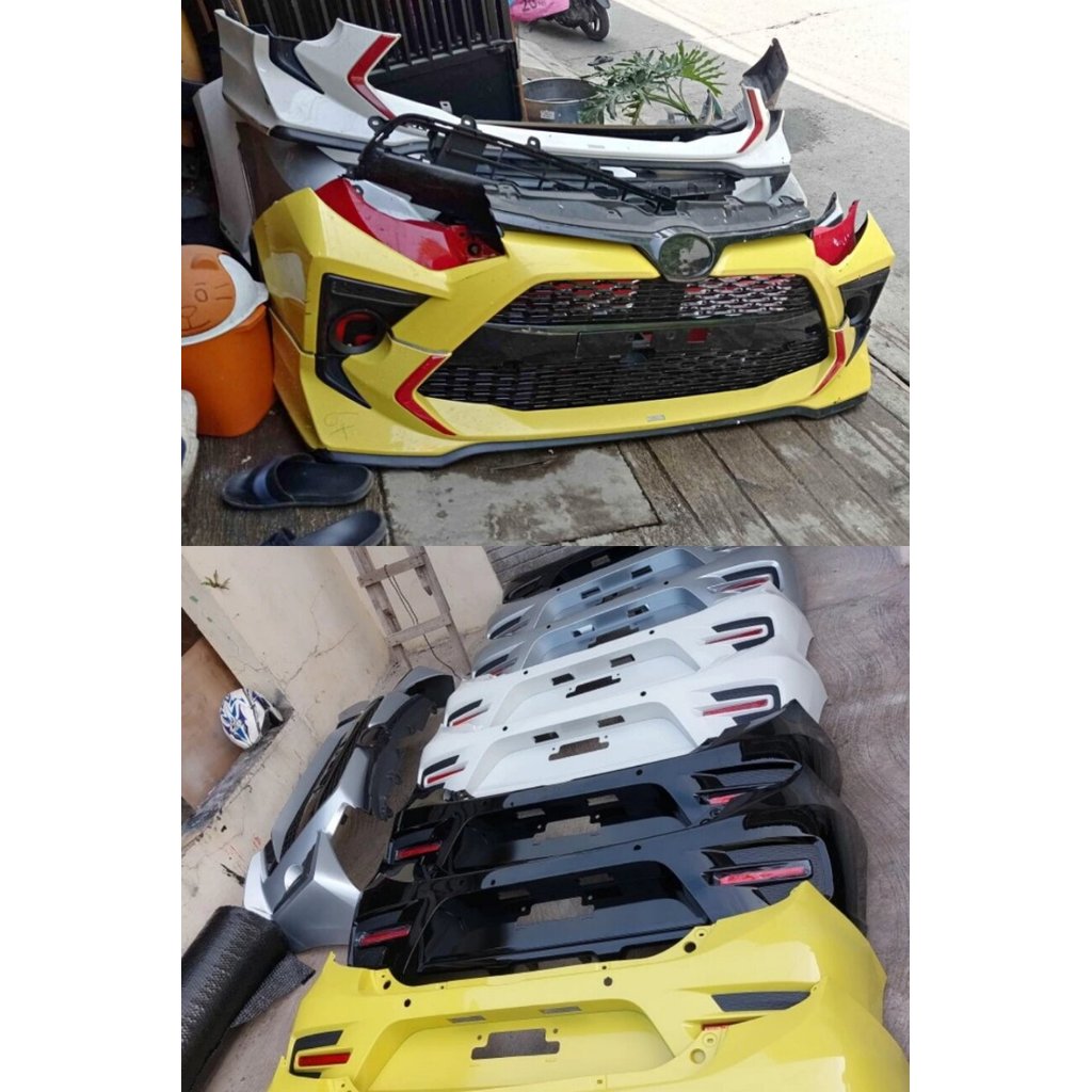 Bemper & Bodykit depan belakang Agya GR Tahun 2021 original