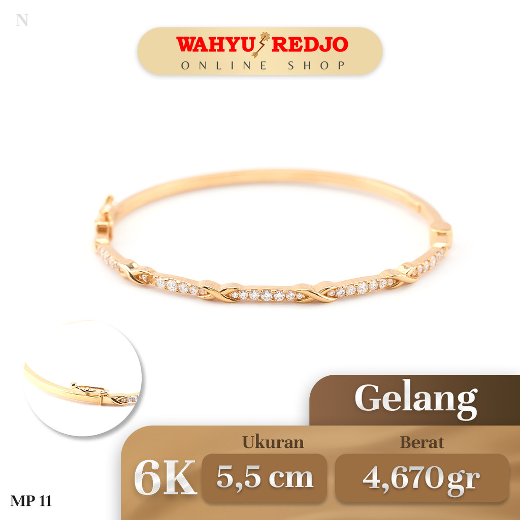 Gelang Emas Kadar 6K Wahyu Redjo GL-6K-30775222