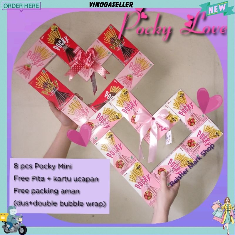 Pocky Love Viral kado Ulang tahun Birthday Pocky Love D6-12