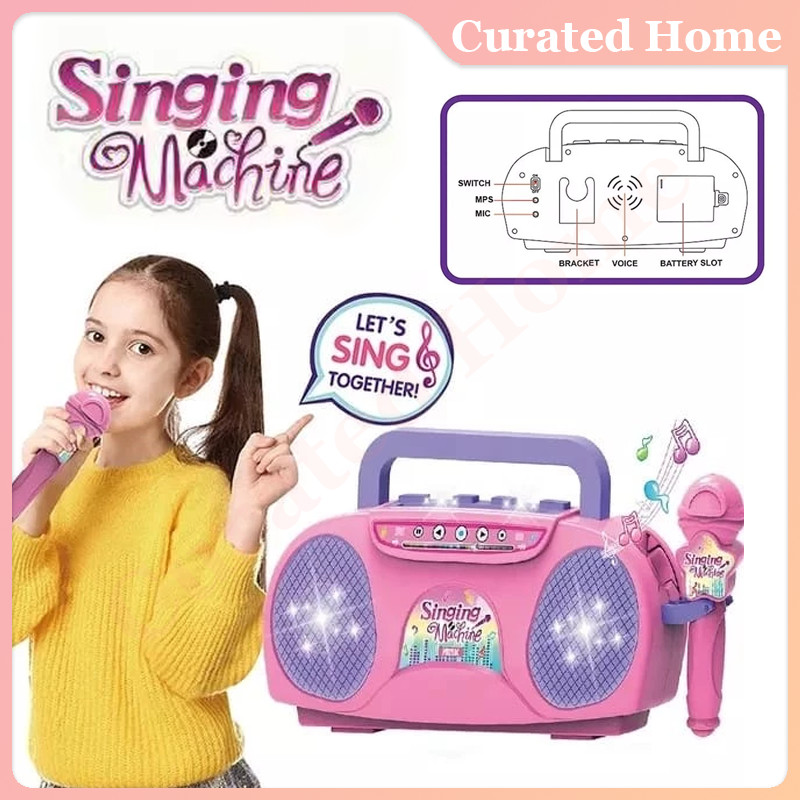 Mainan Karaoke Anak Mic Anak Anak Singing Machine Microphone Mic