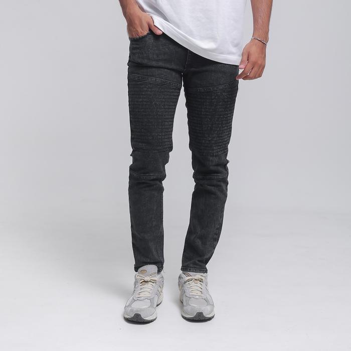 Mubeng Biker Jeans Black Wash - 29