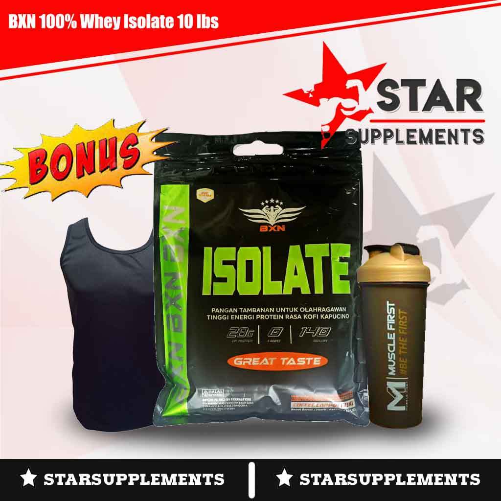 BXN ISOLATE 10 lbs / BXN 100% Whey Protein Isolate 10 lb BPOM