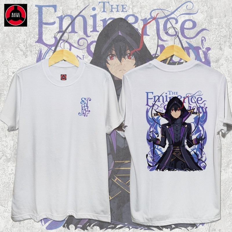 [Ready Stock ] The Eminence in Shadow - Shadow (Cid Kagenou) Anime Shirt Biasa/Uniseks/COD