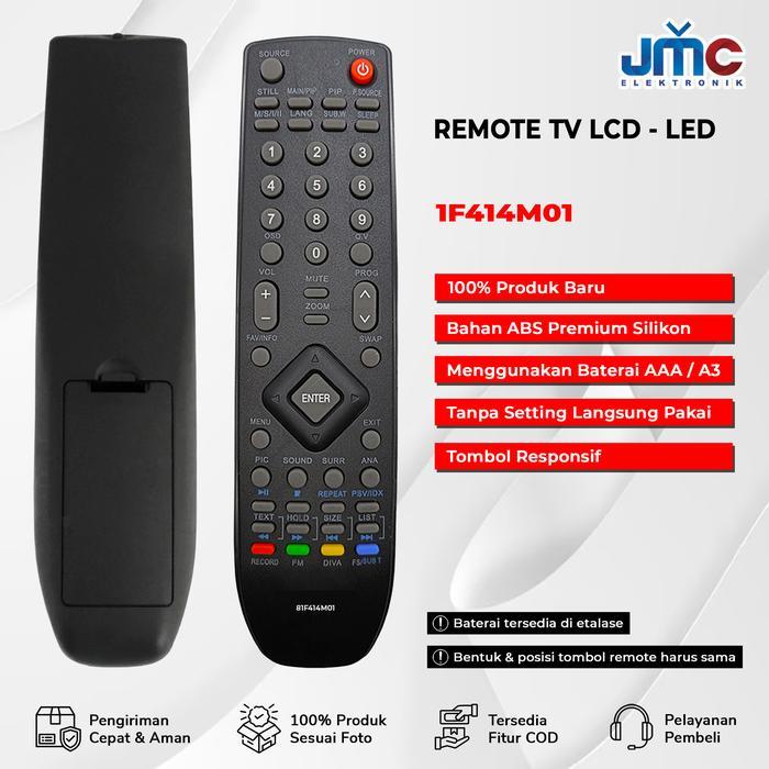 Remote Remot TV LCD LED Tabung Polytron 81F414M01