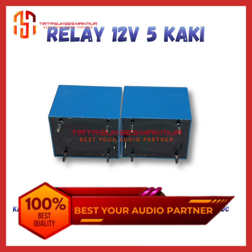 RELAY 12 VOLT 5 PIN / Relay DC 12v 5pin Murah