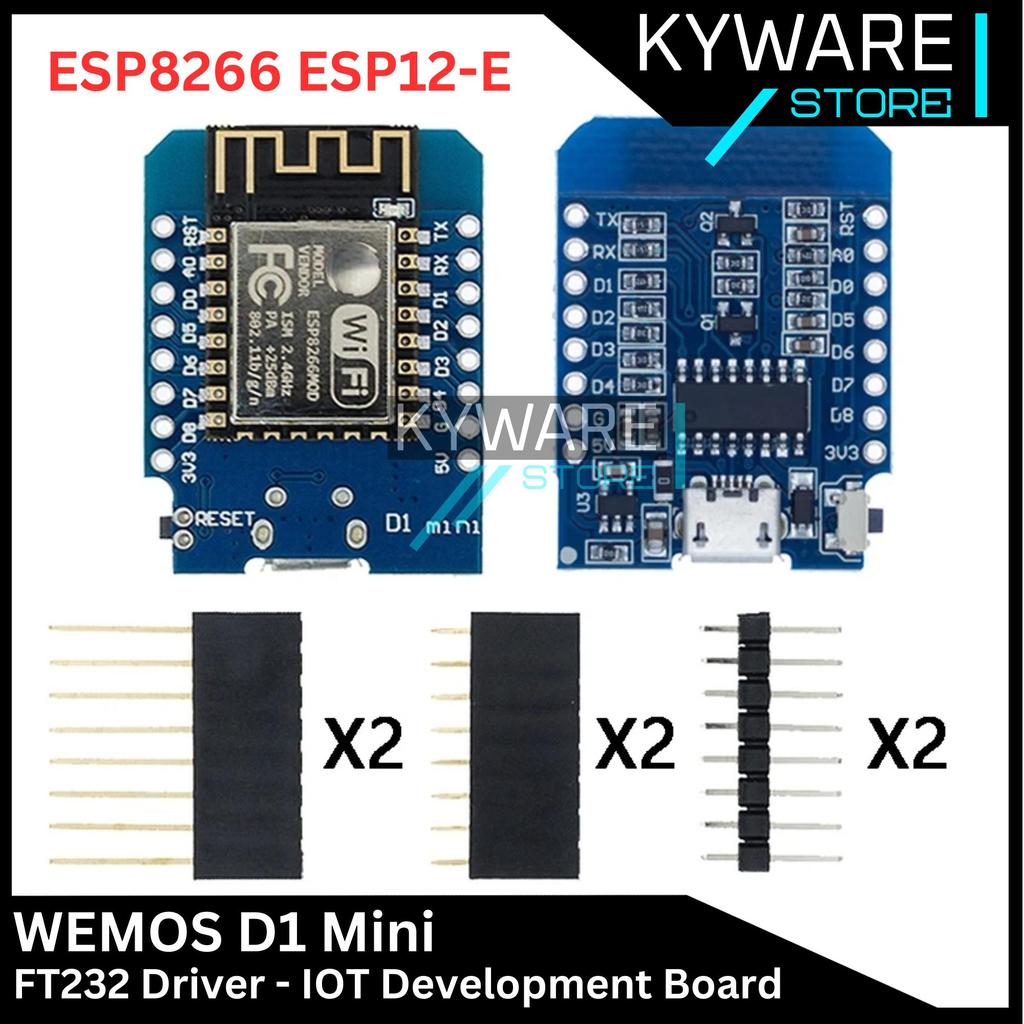 KYWARE Wemos D1 Mini ESP8266 NodeMCU Wifi IOT ESP 8266 Develompent Board ESP-12