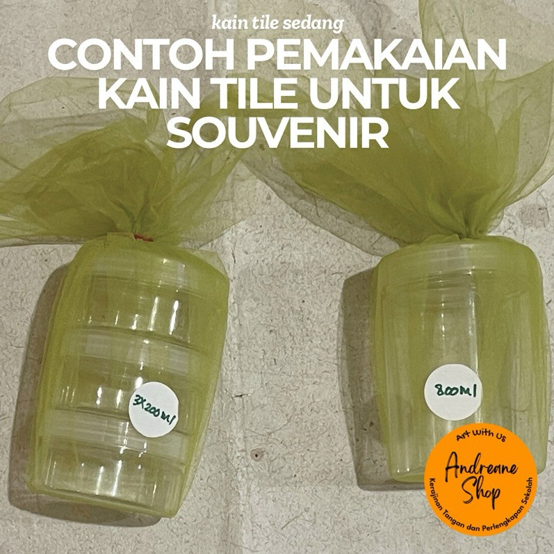 Kain Tile Potongan 50x60 cm -1 Lembar | Bungkus Toples 800 ml / 250 gr  Souvenir Hampers