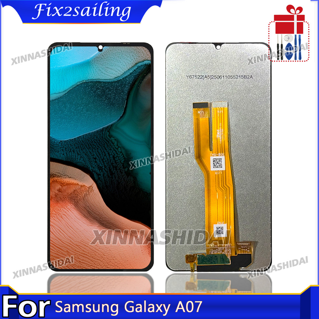 AAAA+ TFT LCD For Samsung Galaxy A07 LCD splay Tou Screen gitizer For Samsung A07 LCD splay No Frame