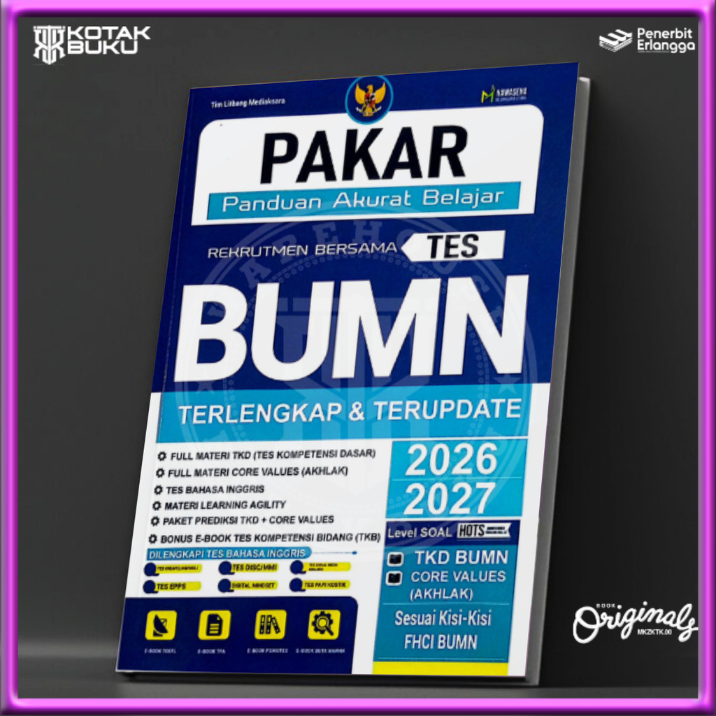 Buku Panduan Tes BUMN 2026 2027 / Pakar Tes BUMN Telengkap 2026