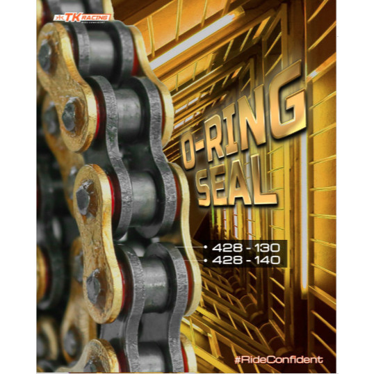 Rantai TK O-Ring Ukuran 428 HPO 130L,428 HPO 140L Gold