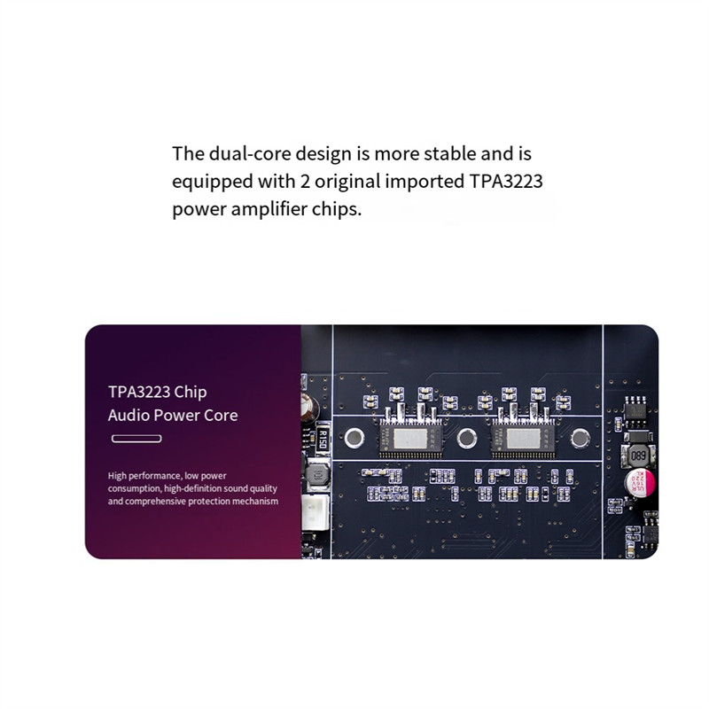 ABGIBluetooth gital Amplifier Board 21 Channel Amplifier Board Bluetooth Power Amplifier Board