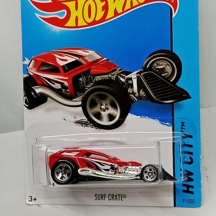 Diecast HotWheels SURF CRATE Mainan Skala 64