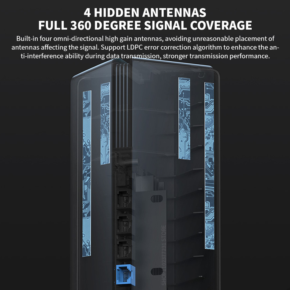 Original Xiaomi Ax3000 Wifi Router Repeater Extend Gigabit Amplifier Signal Booster WIFI 6 Nord Vpn 