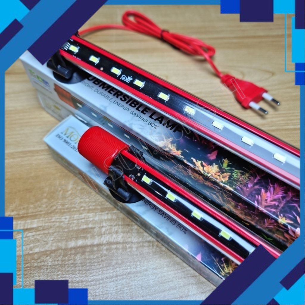 lampu celup aquarium led 60 cm