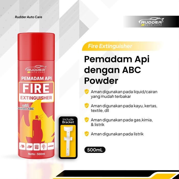 Rudder Auto Care - APAR Mobil - Alat Pemadam Api Ringan Portable Otomatis untuk Perlindungan Mobil -