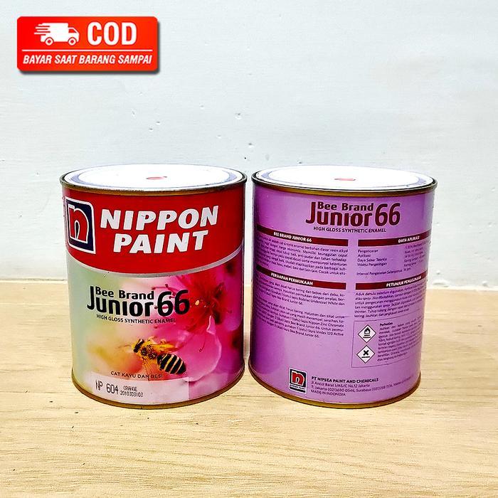 CAT KAYU / CAT BESI NIPPON BEE BRAND JUNIOR 66 1 KG - Putih