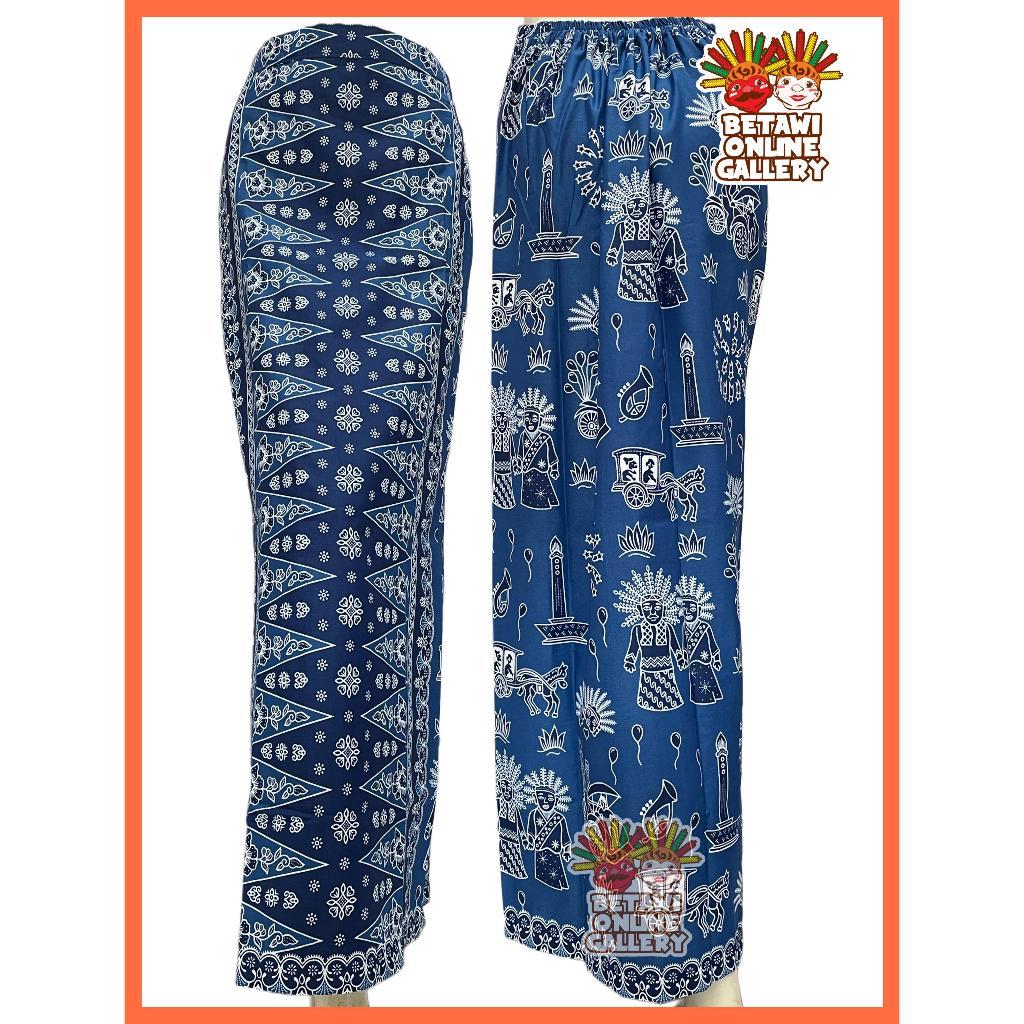Rok Tumpal Span Batik Betawi / Rok Tumpal Batik Ondel / Rok Span Bawahan Kebaya
