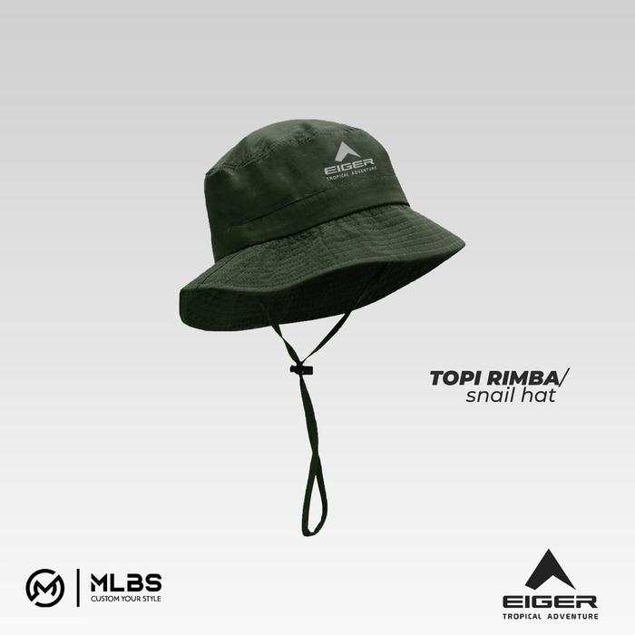 Topi rimba outdor premium distro E - Hijau army