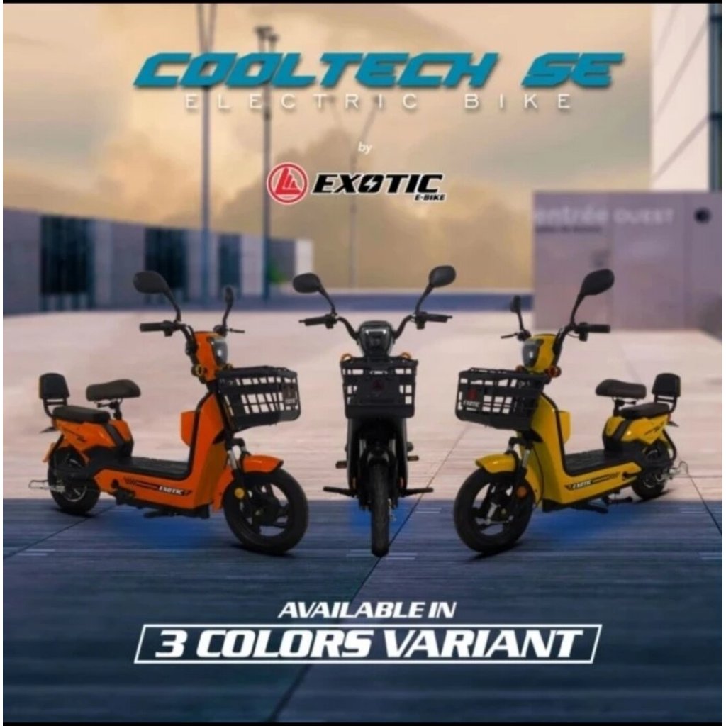 PROMO AKHIR TAHUN COD sepeda listrik E-bike  EXOTIC COOLTECH SE 500w E-bike EXOTIC GROZA X6 500w