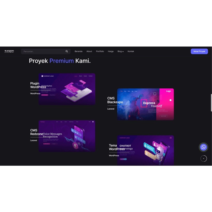 Source code Website Profil Startup