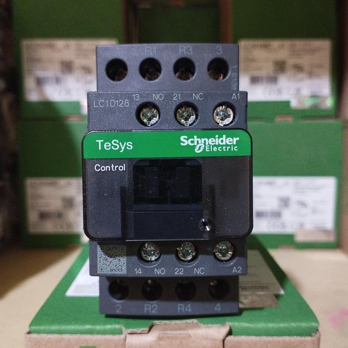 kontaktor schneider lc1d128 lc1d128m7 25a 220v 4p 4phase