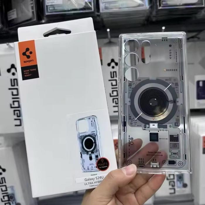 The new SPIGEN Transparent Technology Mobile  Case is Suitable For Samsung S25 Ultra S23 ultra S24 p
