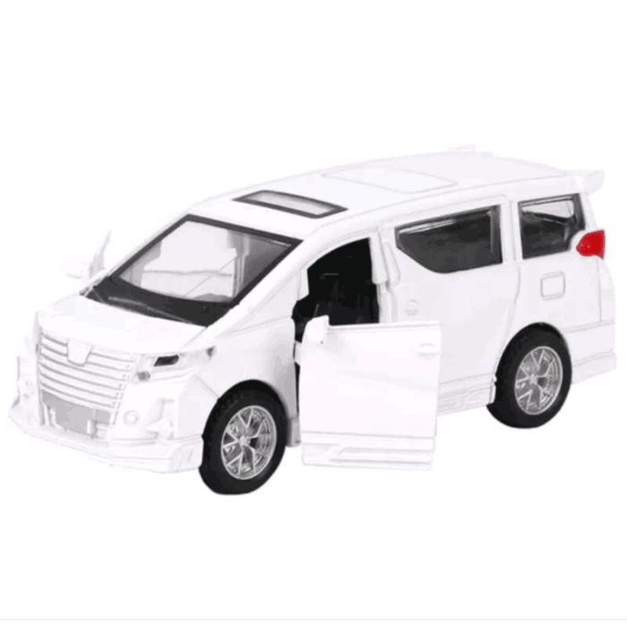 Diecast Mobil Mobilan Alphard Bisa Buka Pintu - HITAM