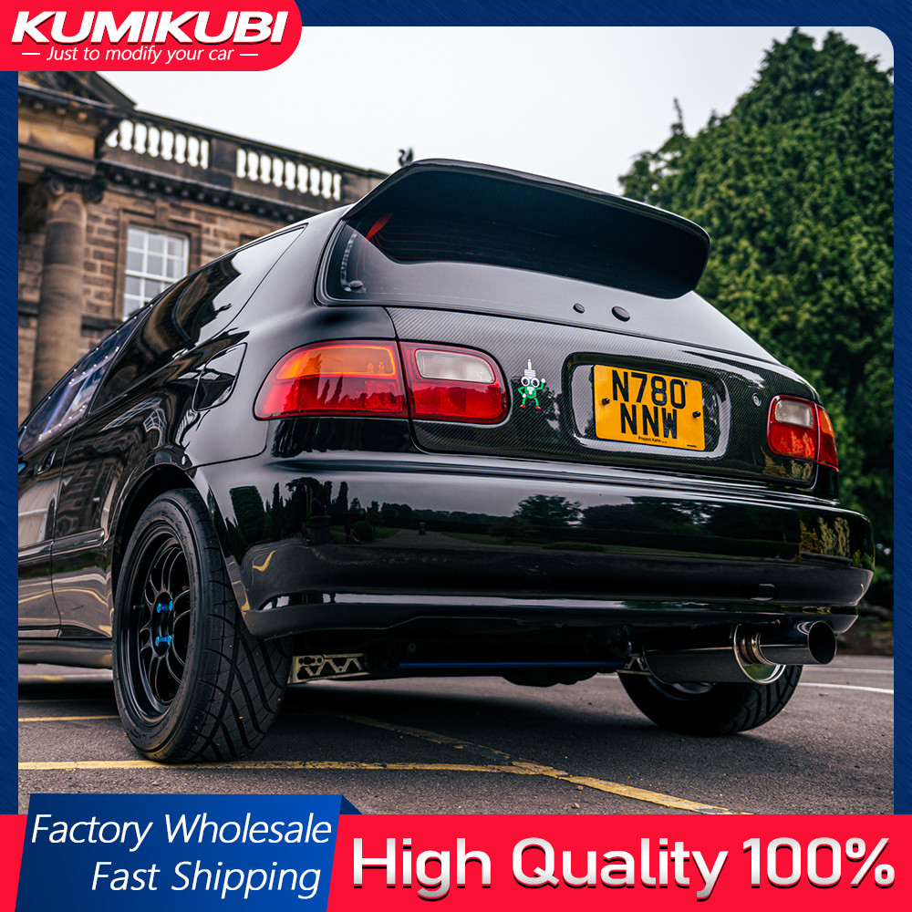 AERODYNAMICS CARBON FIBRE SPOON STYLE REAR BOOT SPOILER FOR HONDA CIVIC EG EG6 VTI 1992 1993 1994 19