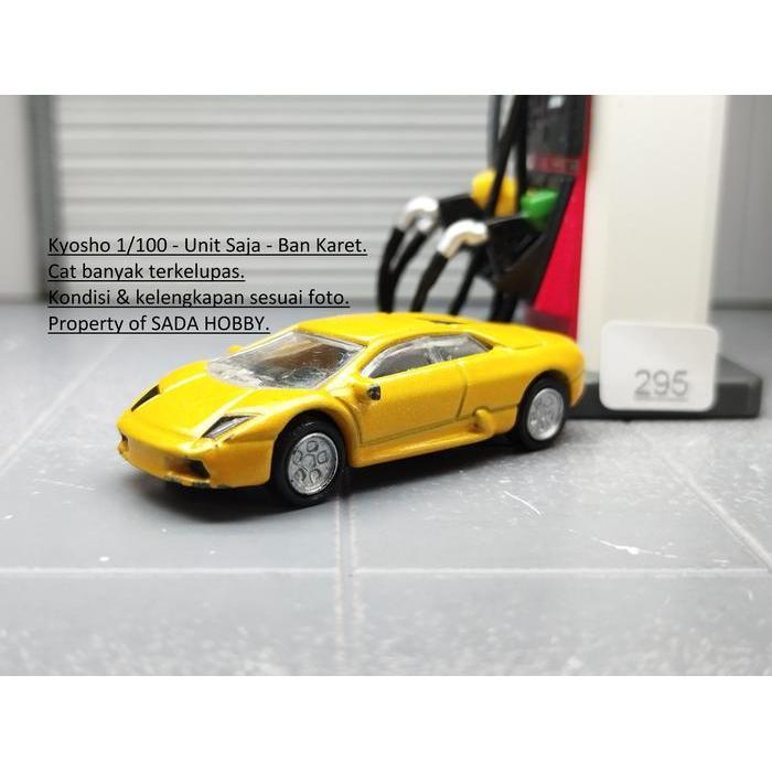 Skala 1/100 Lamborghini Murcielago Kuning Kyosho